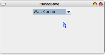 Cursor and Combo Box Demo in Java | Free Source Code & Tutorials