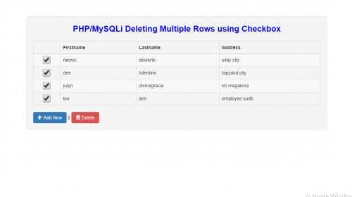 Mysql delete multiple rows Mysql delete multiple rows