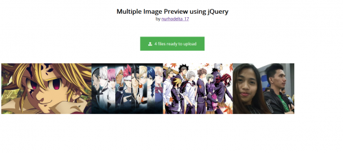 Multiple Image Preview using jQuery PHP