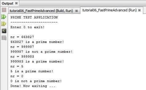 Quick Prime Number Test - Method: Advanced | Free Source Code & Tutorials