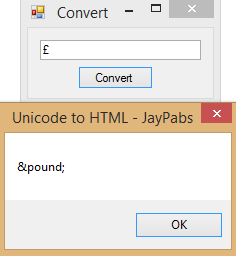 Unicode Html