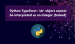 How to fix Python TypeError string cannot be interpreted as an integer