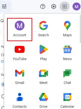 Google Account Site