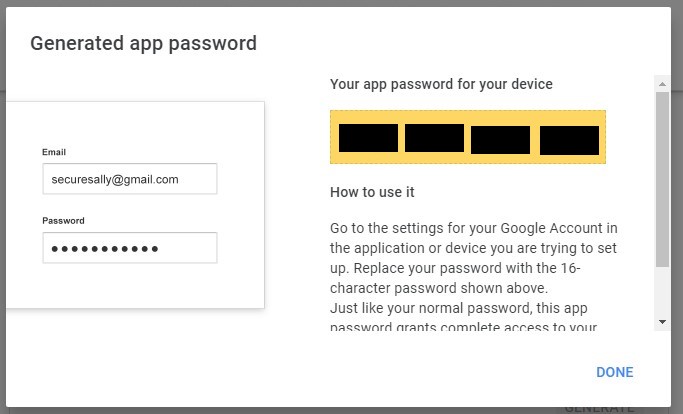 Google Account Site